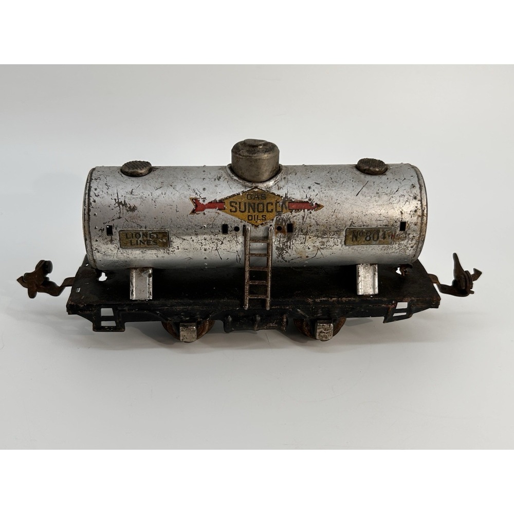 Lionel 804 O Gauge Vintage Prewar Lionel Lines SUNCO OIL Tank Car PreWar